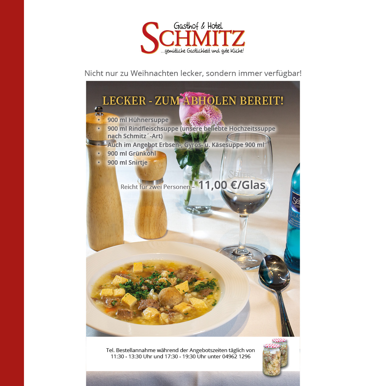 Schmitz Suppen und weitere Angebote im Glas fb